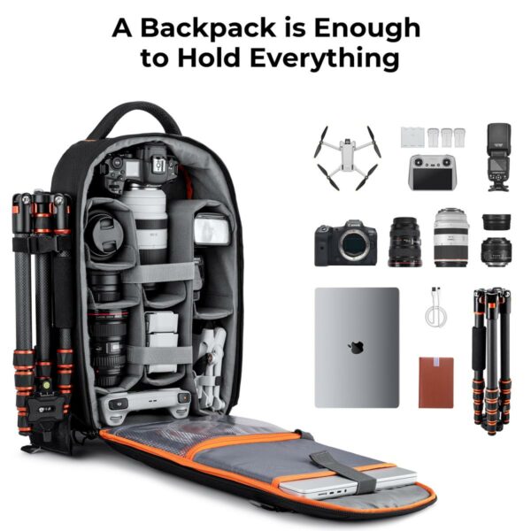 k&f concept nature wander camera backpack (18l )
