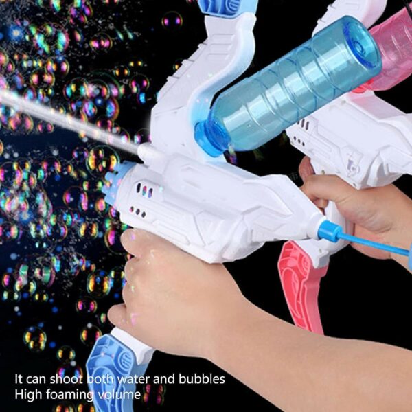 bubble point bow shoots bubbles and water