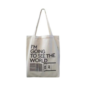 tote bag i'm going to see the world