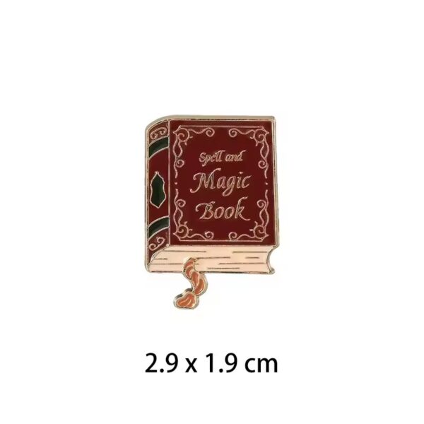 harry potter magic book enamel pin