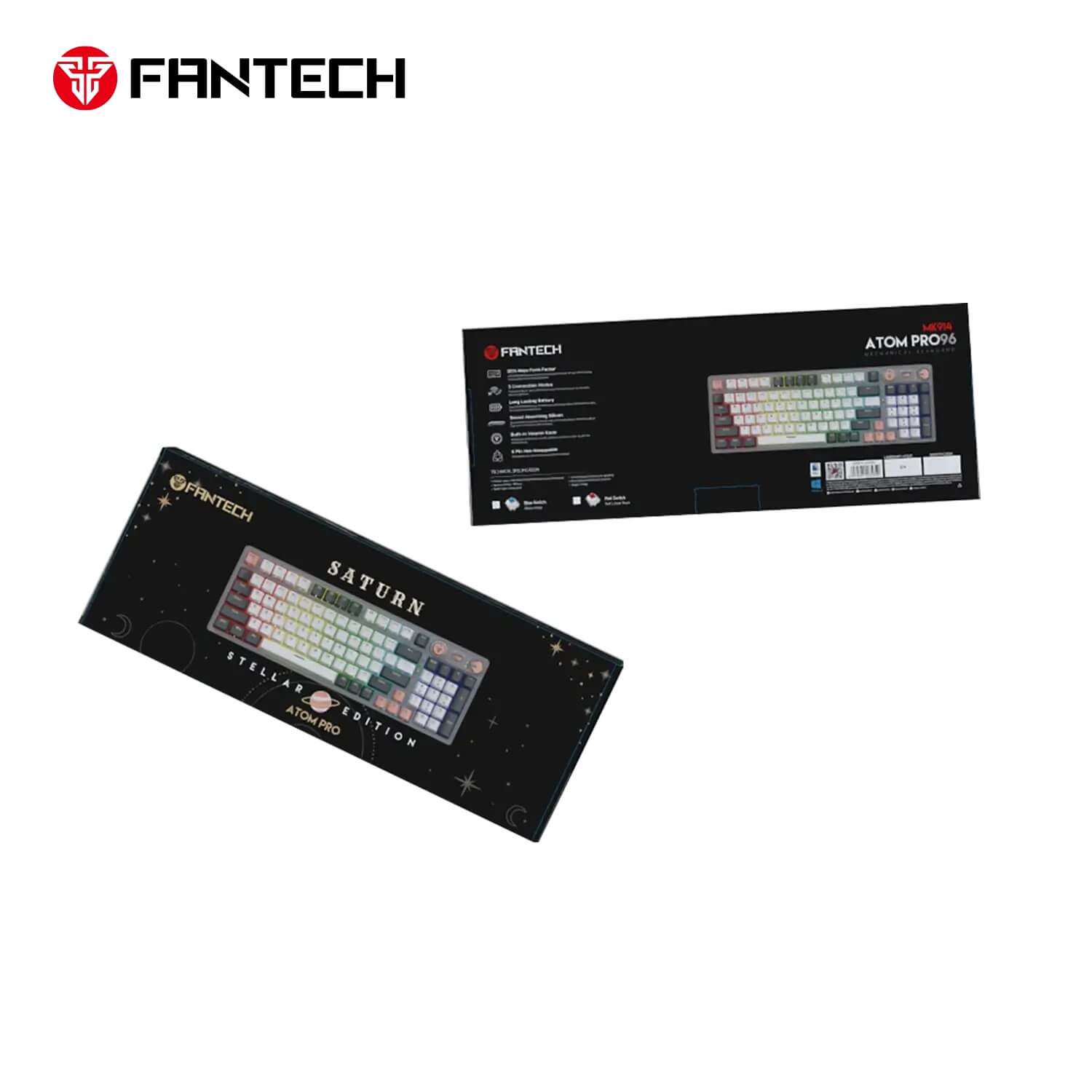 fantech mk914 atom pro96 tri mode mechanical gaming keyboard – stellar edition saturn (red switch)