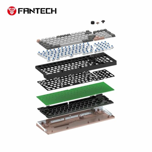 fantech mk914 atom pro96 tri mode mechanical gaming keyboard – stellar edition saturn (red switch)