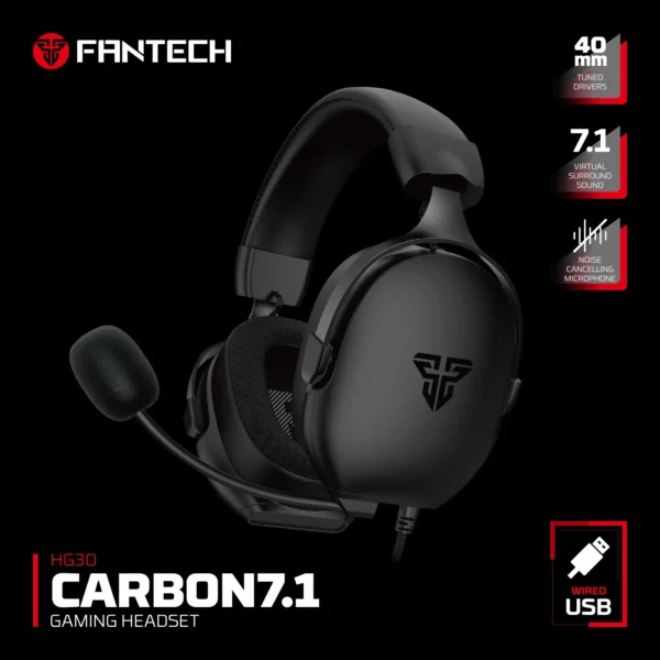 fantech sonata mh90 wired gaming headset – black