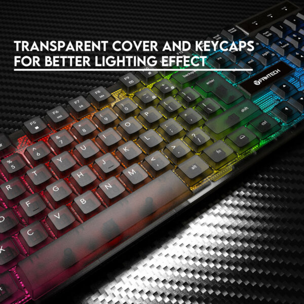 fantech k515 shikari wired membrane gaming keyboard