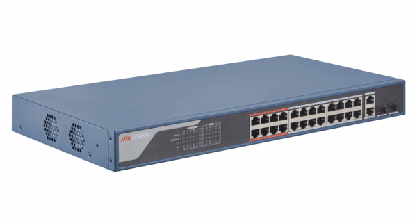 hikvision ds 3e1326p ei/m 24 port gigabit unmanaged poe switch