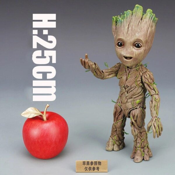 26cm baby groot pvc action figure – guardians of the galaxy vol. 2