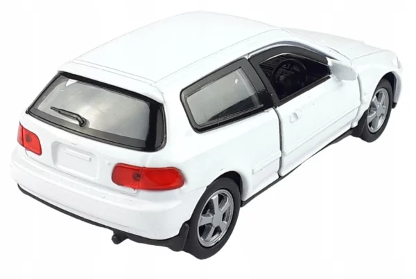 welly 1992 honda civic diecast model (white, metal)