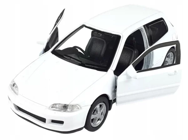 welly 1992 honda civic diecast model (white, metal)