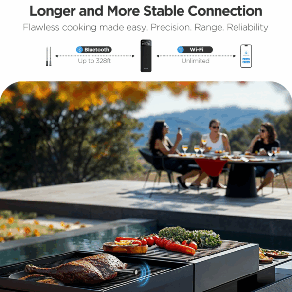 govee b5192 smart wireless meat thermometer (2 probe, model b5192011)