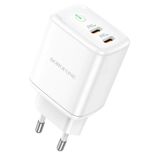 borofone bn9 reacher 35w dual usb c charger set