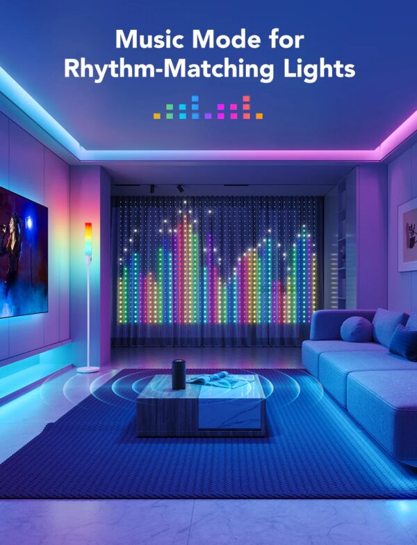 govee smart rgbic curtain lights (model h70b1)