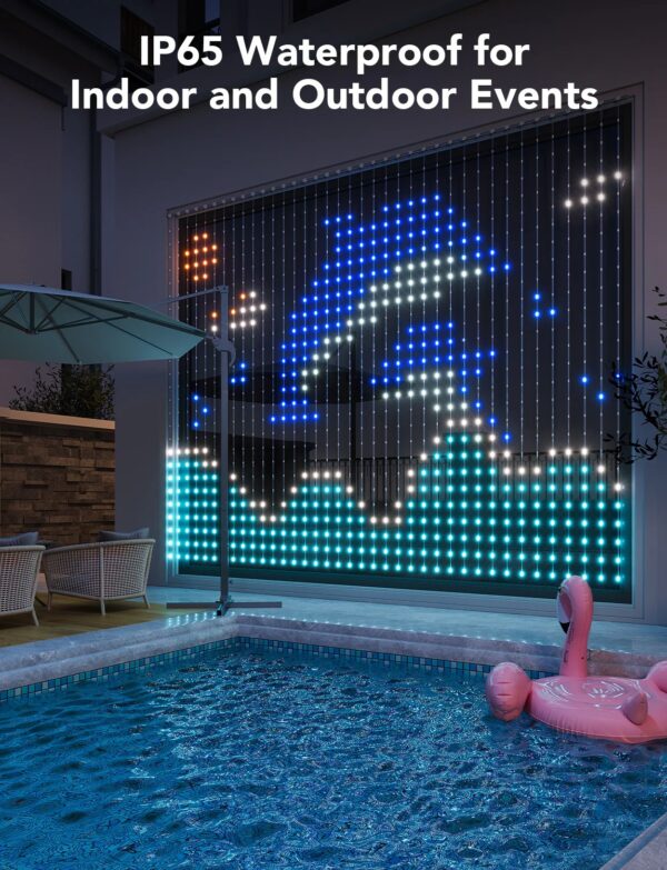 govee smart rgbic curtain lights (model h70b1)