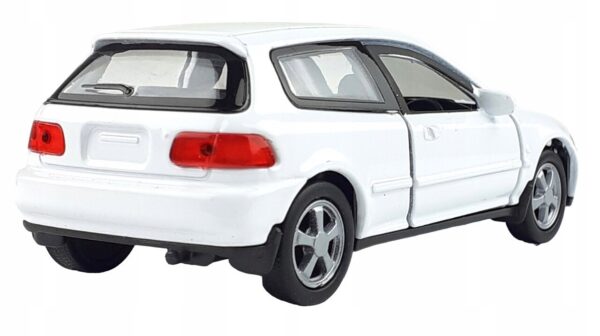 welly 1992 honda civic diecast model (white, metal)
