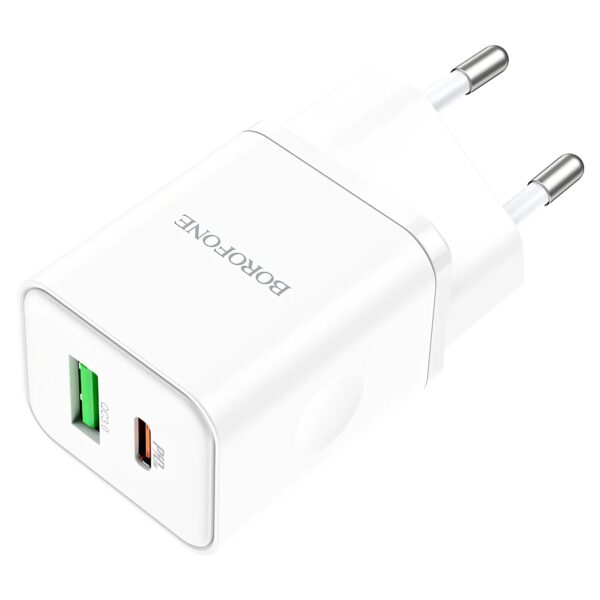 borofone bn9 reacher 35w dual usb c charger set