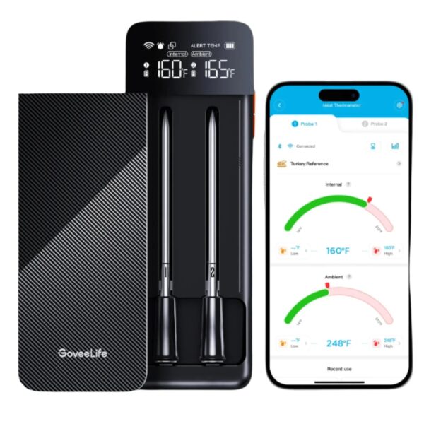 govee b5192 smart wireless meat thermometer (2 probe, model b5192011)