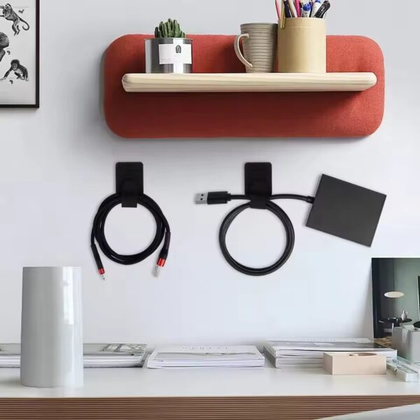 cable management cord organizer straps & clips (adjustable hook & loop, multi purpose)