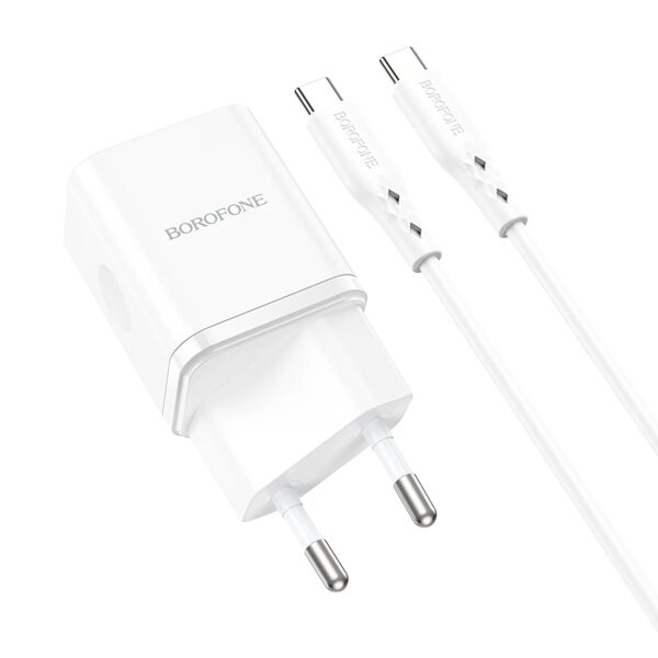 borofone bn9 reacher 35w dual usb c charger set