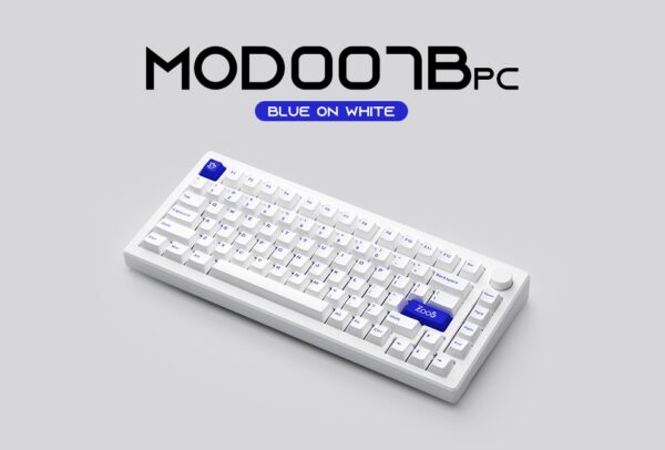 akko mod007b pc blue on white (v3 piano pro) mechanical keyboard
