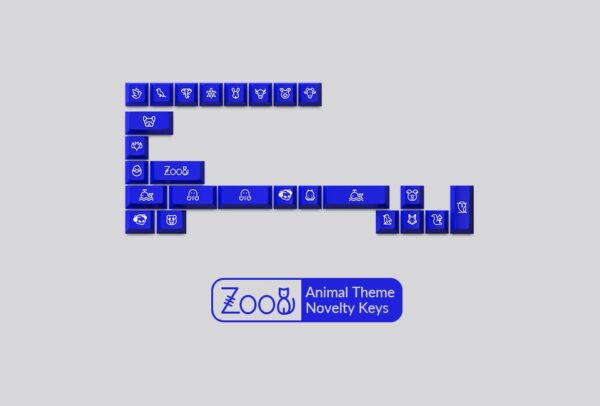 akko mod007b pc blue on white (v3 piano pro) mechanical keyboard