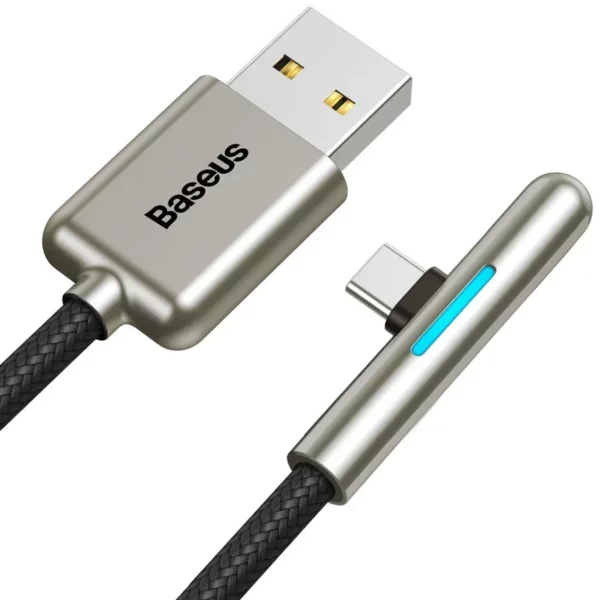 baseus iridescent lamp 40w fast charge usb to type c cable