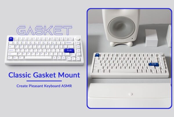 akko mod007b pc blue on white (v3 piano pro) mechanical keyboard