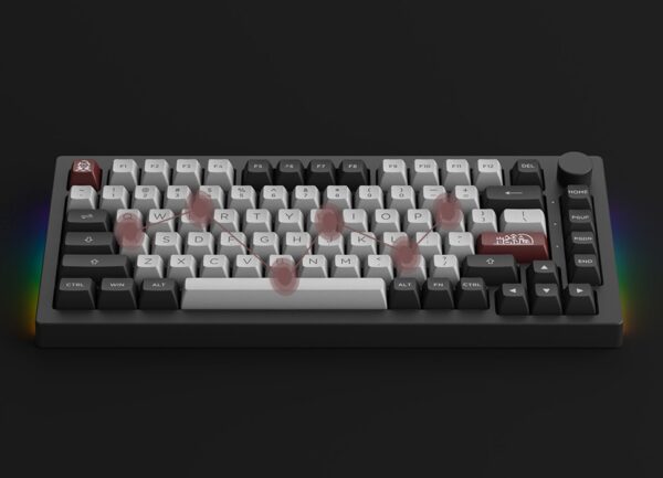 akko 5075b plus s dracula castle – v3 pro cream blue switch