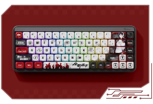 akko jin01 king's avatar – ye xiu (black, rosewood switch)