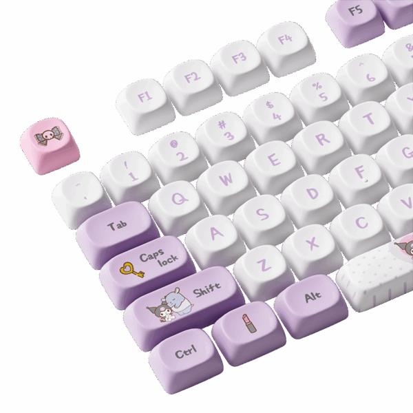 akko magic lop bunny full keycap set (copy)