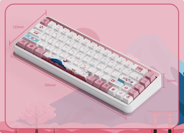 akko jin01 santorini (rosewood switch) mechanical keyboard (copy)