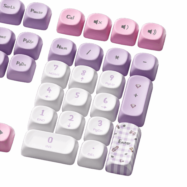 akko magic lop bunny full keycap set (copy)