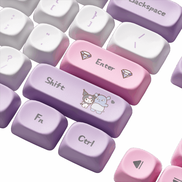akko magic lop bunny full keycap set (copy)