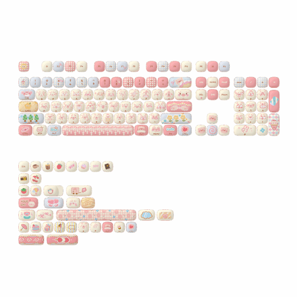 akko piggy party keycap set