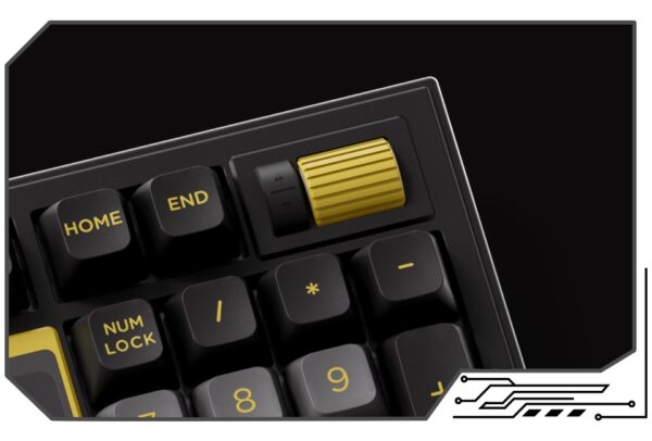 akko 5098b black & gold (v3 piano pro) mechanical keyboard