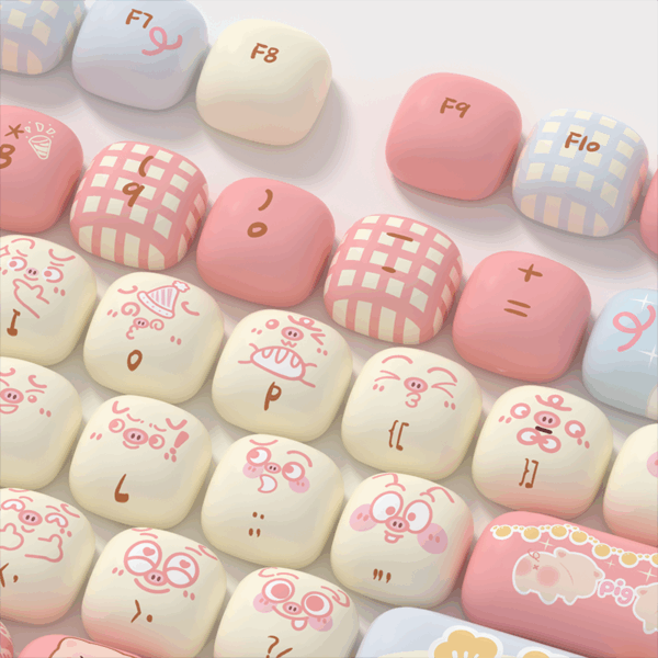 akko piggy party keycap set