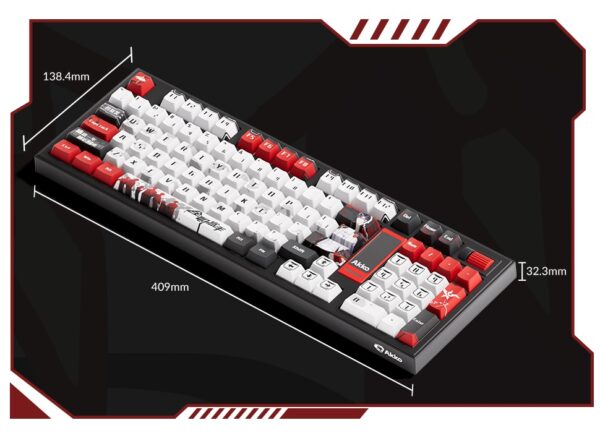 akko 5098b prunus lannesiana (v3 piano pro) mechanical keyboard (copy)