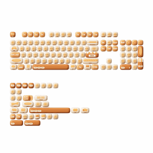 akko bun wonderland full keycap set
