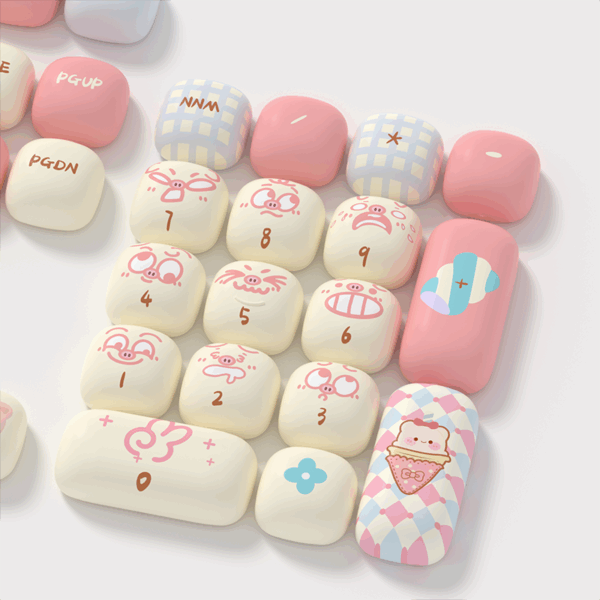 akko piggy party keycap set