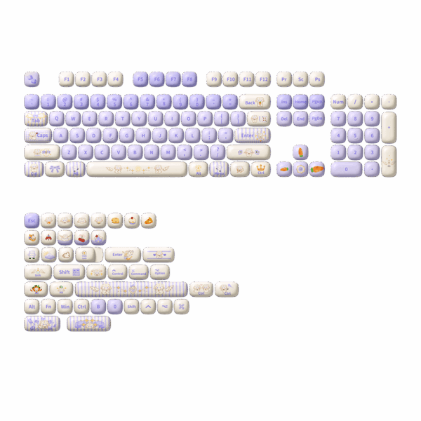 akko swan sonata full keycap set (copy)