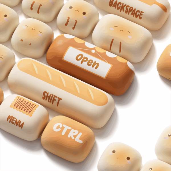 akko bun wonderland full keycap set