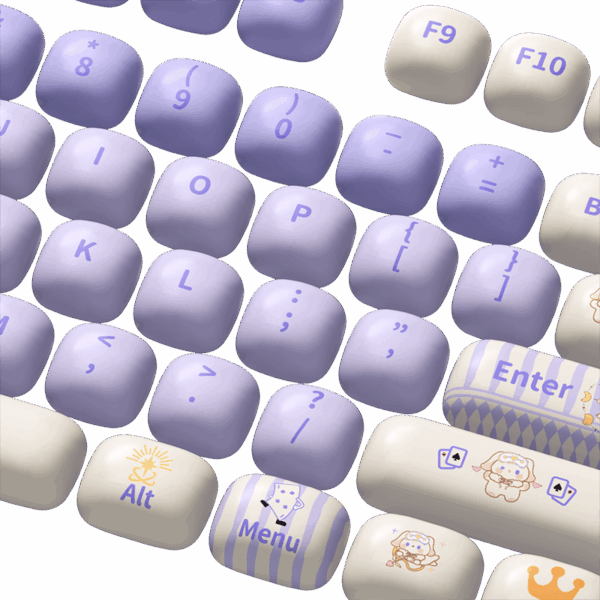 akko swan sonata full keycap set (copy)