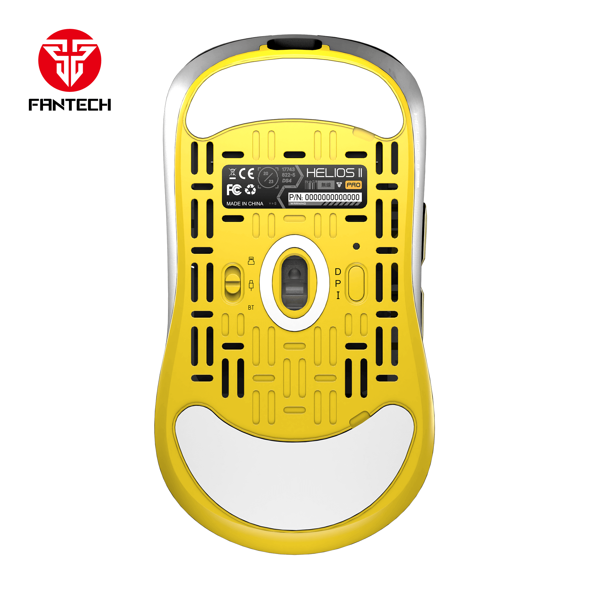 fantech helios ii pro (xd3v3) wireless gaming mouse – grey