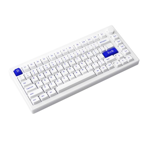 akko mod007b pc blue on white (v3 piano pro) mechanical keyboard