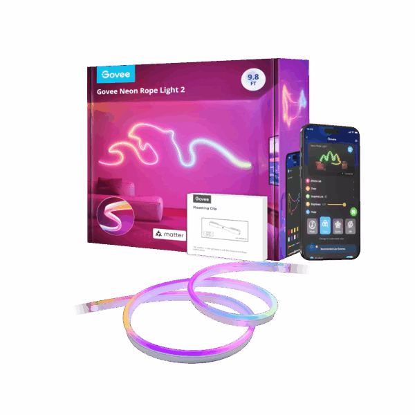 govee neon rope light 2 3m (h61d3)