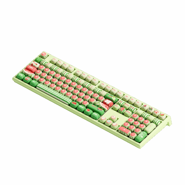 akko x monsgeek mg108b watermelon – v3 pro piano