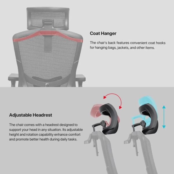 fantech oca259s office chair — black