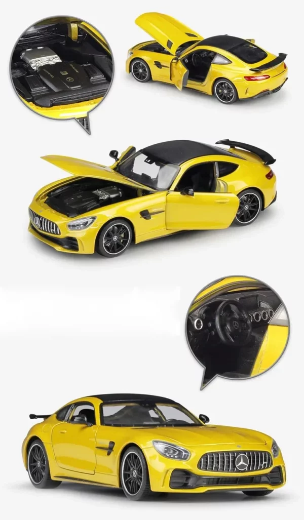 welly mercedes amg gt r diecast model
