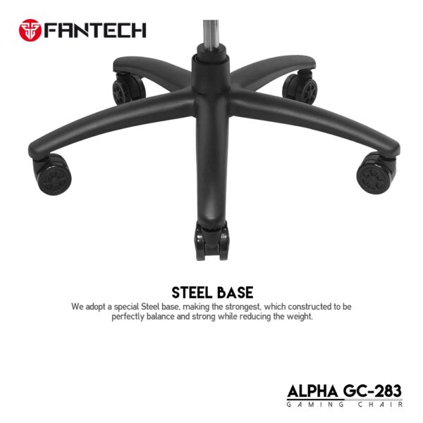 fantech alpha gc283 gaming chair – white