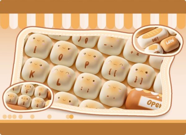 akko bun wonderland full keycap set