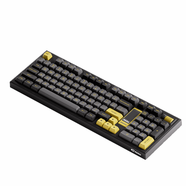 akko 5098b black & gold (v3 piano pro) mechanical keyboard