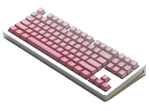 monsgeek m3w silver ice cream pink mechanical keyboard